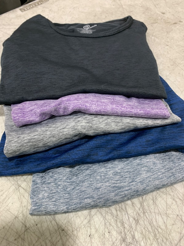 Photo 1 of 5 Pack: Womens Summer Cute Crop Tank Top Shirt Trendy Dry Fit Ladies Tops Tees Athletic Yoga Workout Running Gym Active Cropped Exercise Women Loose Fit Sleeveless Fitness Tanks Camisole - Set 7, M