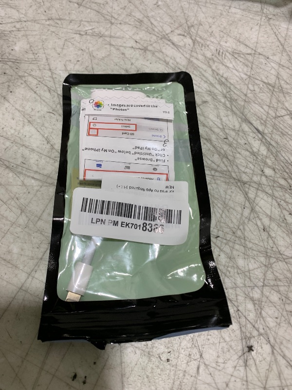 Photo 1 of SZHAIYIJIN SD Card Reader for iPhone, Memory Card Reader with Dual Slot for SD/TF Card Plug and Play Trail Game Camera SD Card Viewer Lightning to MicroSD Card Camera Adapter for iPad No App Required