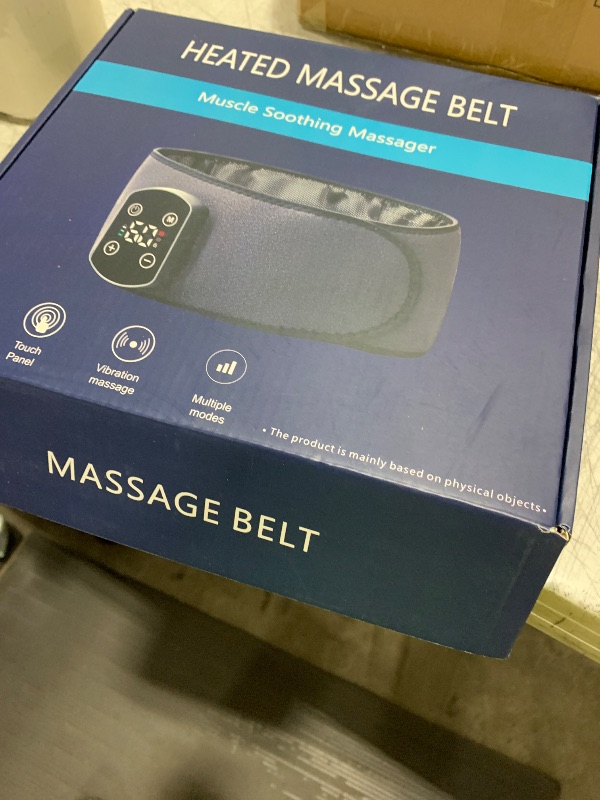 Photo 1 of Gelpacks Direct Cordless Heating Pad for Back Pain Relief, Lumbar Massaager with Heat, Heated Back Belt Abdomen Warmer Lumbar Support, Rechargeable Heating Massage