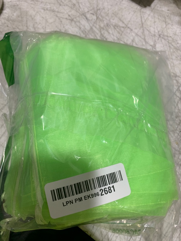 Photo 1 of Fruit Protection Bags, RIFNY 100 Pcs 6 x 8 Inch Green Mesh Fruit Netting Bag for Fruit Trees, Fruit Cover Net Bags with Drawstring for Grape Apple Mango Peach Protect from Insect Birds Squirrels