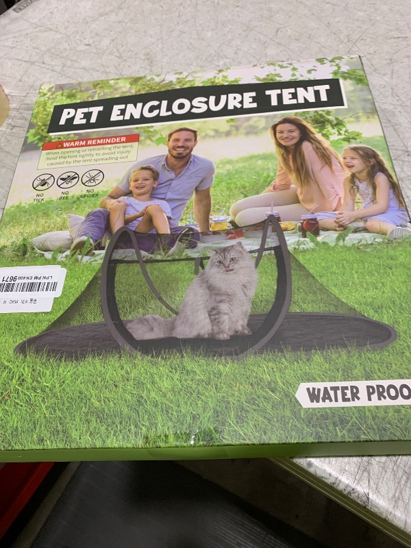 Photo 1 of Cat Tent Outdoor, Pet Enclosure Tent Suitable for Cats and Small Animals, Indoor Playpen Portable Exercise Tent with Carry Bag?Black?
