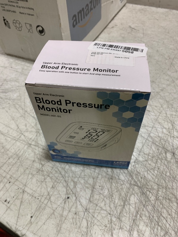 Photo 1 of Upper Arm Electronic Blood Pressure Monitor, 9-17 Inches Cuff for Medium to Large Arms, Accurate Automatic Digital BP Machine for Home Use, Large Backlit Screen, 3 Users,199 Memories Each