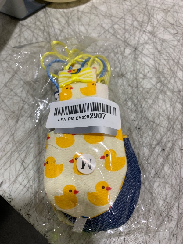 Photo 1 of Zaruatu 4 Pcs Bird Diaper Parrot Nappy Reusable Flight Suit with Waterproof Inner for Parakeet Cockatiel Mini Macaw Budgie Canary Cute Style (M)