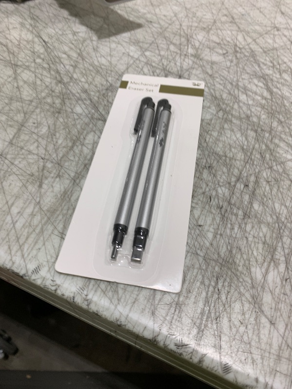 Photo 1 of Mr. Pen- Pen Style Eraser, 2 Pack, Square & Round Tip, Eraser Pen Eraser, Pencil Erasers, Eraser Pencil, Back to School Supplies