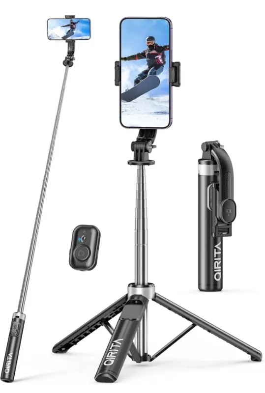 Photo 1 of Qirita Selfie Stick/Tripod With Camera Remote