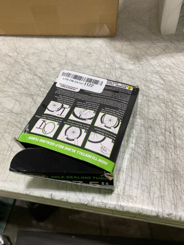 Photo 1 of Slime 30088 Bike Inner Tube with Slime Puncture Sealant, Extra Strong, Self Sealing, Prevent and Repair, Schrader Valve, 27.5 (650b) x 2.0-2.4