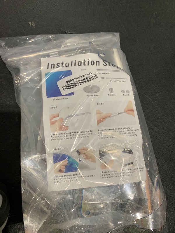 Photo 1 of 2 Pack Reflective Bird Deterrent, Outdoor Reflective Pinwheel Dird Repellent Devices, Used In Gardens, Yards And Lawn Decorations To Repel Woodpeckers And Pigeons