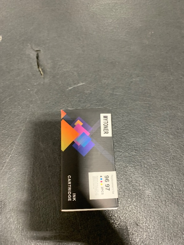 Photo 1 of MYTONER 96 97 Remanufactured Ink Cartridge Replacement for HP 96/97 for Printer Deskjet 6940 5940 6840 6988 6980 Officejet 7310 7410 7210 Photosmart 8050 (1 Black, 1 Tri-Color)