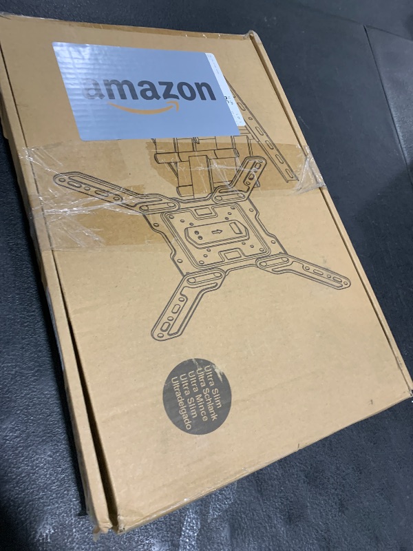 Photo 1 of MOUNTUP Ultra Slim Full Motion TV Wall Mount, 1.3" Thin Low Profile TV Bracket for 26-60" LED OLED QLED TVs,Smooth Swivel Tilt Extension,Max Vesa 400x400mm,Up to 88lbs,Fits Single 12" 16" Studs,MU0062