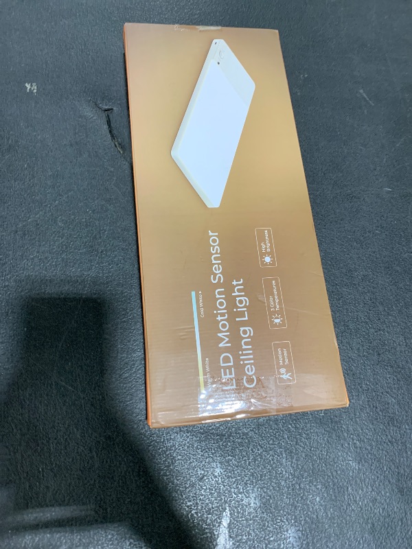 Photo 1 of 12000mAh Rechargeable Ceiling Light with Remote, Motion Sensor Shower Light for Inside Shower, Battery Operated Wireless Closet light, 3 Color Temperatures, No Wiring, Ideal for Pantry, Hallway