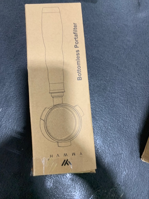 Photo 1 of 51mm Bottomless Portafilter 3 Ears with 2 Filter Baskets(Single+Double Shots), 100% Stainless Steel Portafilter Compatible with De-longhi Dedica EC680, EC685 & EC885 Espresso Machine,Walnut Handle