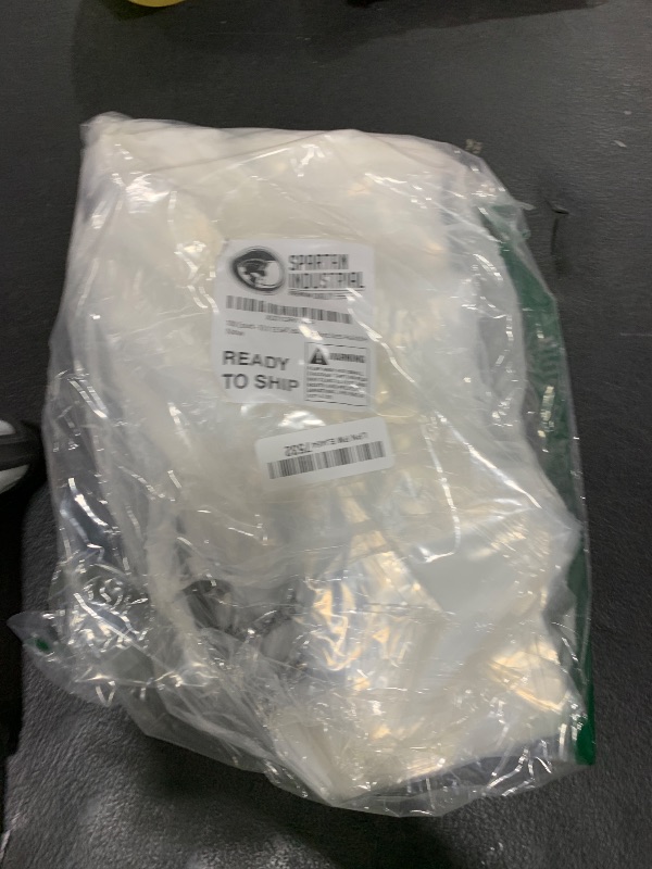 Photo 1 of Spartan Industrial - 10” X 13” (100 Count) Self Seal Clear Poly Bags with Suffocation Warning for Packaging, T Shirts - Permanent Adhesive