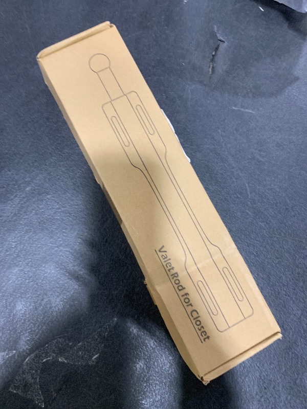 Photo 1 of FIRJOY Valet Rod for Closet Pull Out (Black)