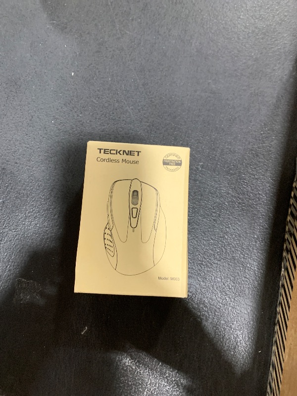 Photo 1 of TECKNET Wireless Mouse, 2.4G Ergonomic Optical Mouse, Computer Mouse for Laptop, PC, Computer, Chromebook, Notebook, 6 Buttons, 24 Months Battery Life, 4000 DPI, 6 Adjustment Levels