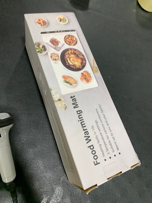 Photo 1 of Warming Mat for Food,Food Warming Mat,Electric Warming Tray for Buffets Party and Home Daily Use,Heating Fastly in 10s,Portable Design,Timed Function for Your Family.