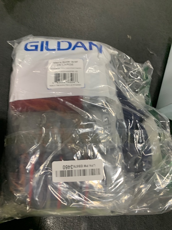Photo 1 of Gildan Men's Underwear Boxer Briefs, Multipack, Mixed Blue (5-Pack), 2X-Large