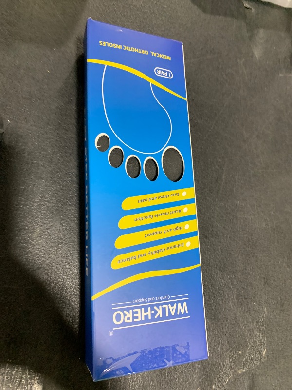 Photo 1 of Plantar Fasciitis Feet Insoles Arch Supports Orthotics Inserts Relieve Flat Feet, High Arch (Mens 8-8 1/2 | Womens 10-10 1/2)