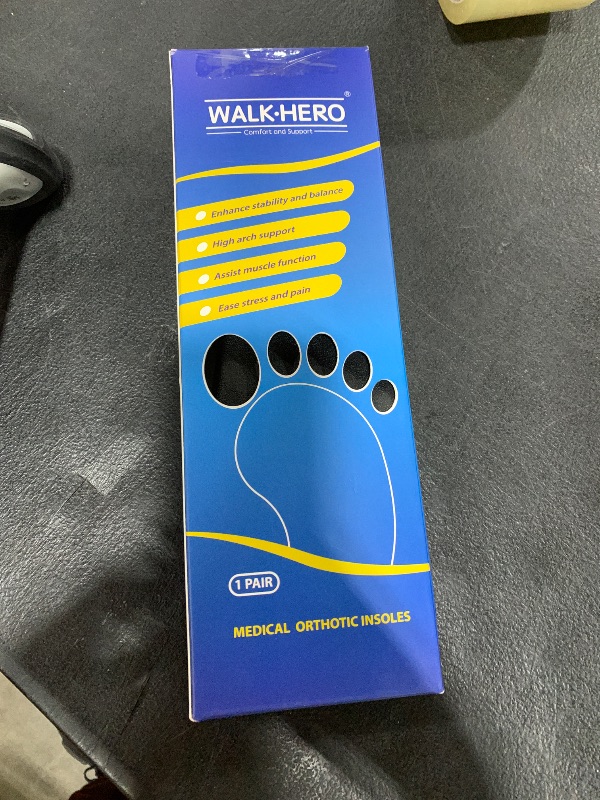 Photo 1 of Plantar Fasciitis Feet Insoles Arch Supports Orthotics Inserts Relieve Flat Feet, High Arch (Mens 9-9 1/2 | Womens 11-11 1/2)