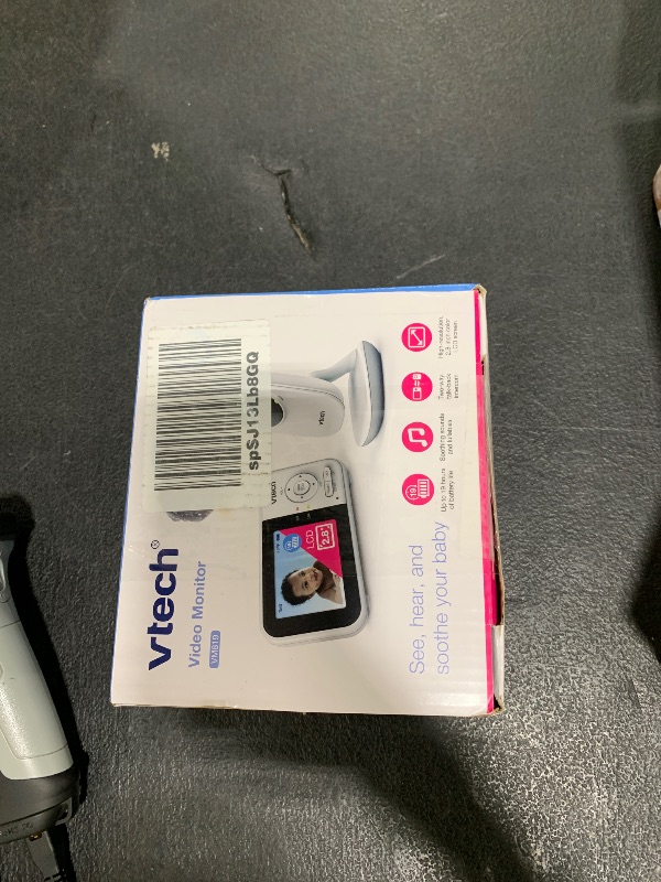 Photo 1 of VTech VM819 Baby Monitor with Camera and Audio, 2.8” Screen Portable Baby Camera, Night Vision, 2-Way Audio, Temperature Sensor and Lullabies, Secure Transmission No WiFi, Ideal for Baby/Elderly/Pet