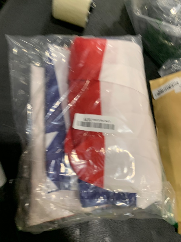 Photo 1 of HOOSUN 4th Of July Decorations,3 Pack American Flag Bunting for Outside,3x6 FT Fourth of July Bunting Patriotic Decorations,Red White and Blue USA Flags Pleated Fan Flag,American Banners for Porch