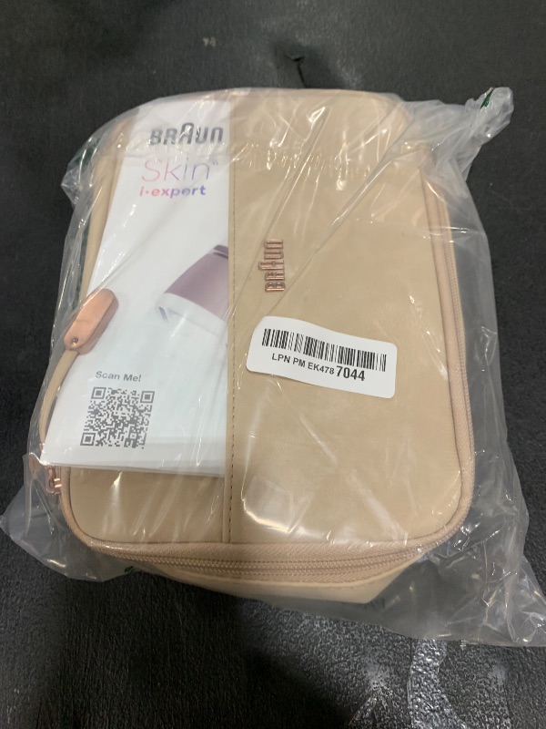 Photo 1 of Braun IPL Skin i·Expert, at Home Laser Hair Removal, Holiday Gifts for Women and Men with Free App, Vanity Case, Venus Razor, 3 Smart Heads, PL7243