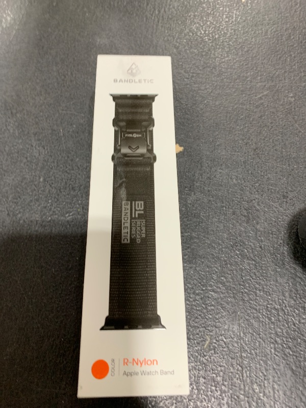 Photo 1 of Bandletic Compatible with Apple Watch Ultra Band - for Men, Wide Soft Nylon Sport Loop with Magnetic Fidlock V-Buckle for iWatch 49mm(Ultra2),46mm(Series 10),45mm(9/8/7),44mm(SE2/SE/6/5/4),42mm(3/2/1)