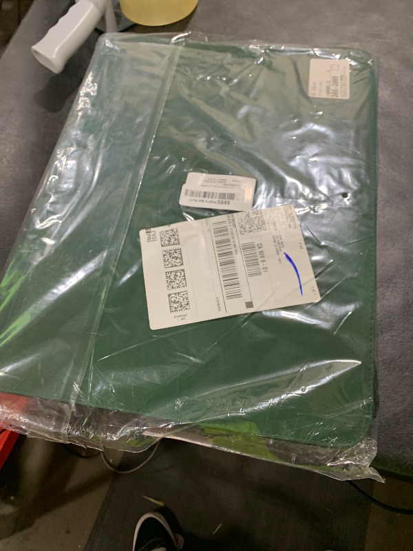 Photo 1 of Rayvol Premium 16-Pocket 1000 Card Binder, Ringless Trading Card Album Folder - Side Loading Black Page Pocket Binder for TCG -Forest Green