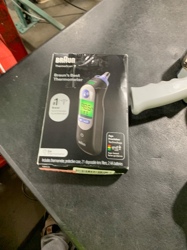Photo 1 of Braun ThermoScan 7 Digital Ear Thermometer, Age-Adjusted Fever Guidance, Baby and Infant Friendly, No. 1 Brand Recommended by Pediatricians, FSA and HSA Eligible