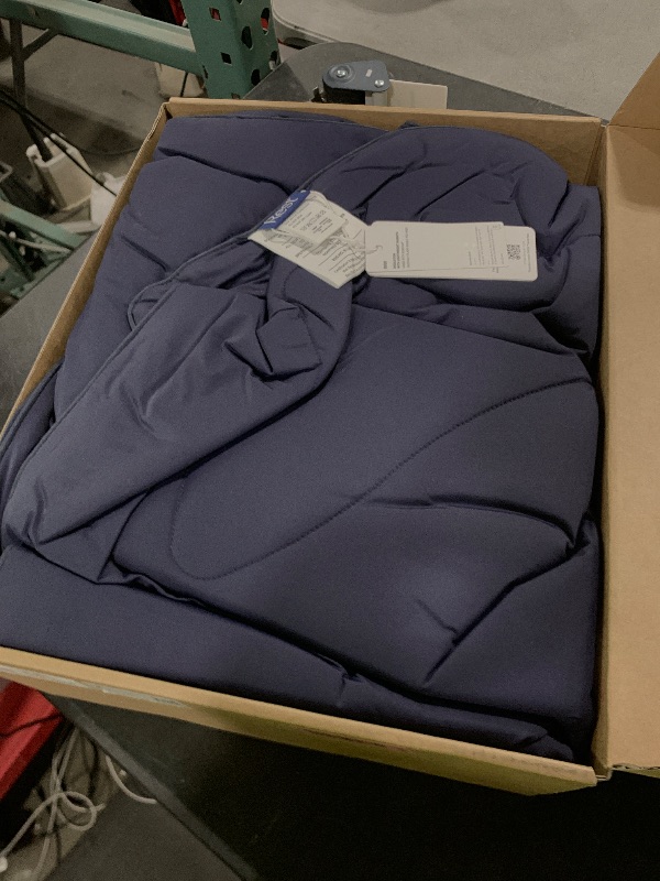 Photo 1 of REST® Evercool® Cooling Comforter, King/Cali King, Blanket for Hot Sleepers, All Season Bedding to Keep Cool for Night Sweats, Breathable Lightweight Duvet, 106x90 Inches, Midnight Blue