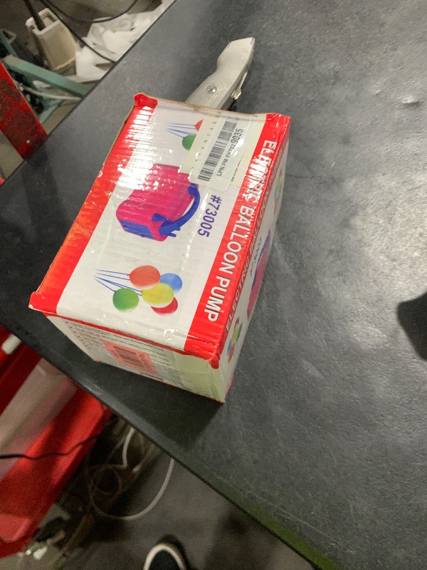 Photo 1 of FLSEPAMB Balloon Pump, Electric Balloon Pump,Portable Dual Nozzles Electric Balloon Air Pump 110V 600W, Electric Balloon Inflator with Tying Tool, Colored Ribbons for Party Decoration