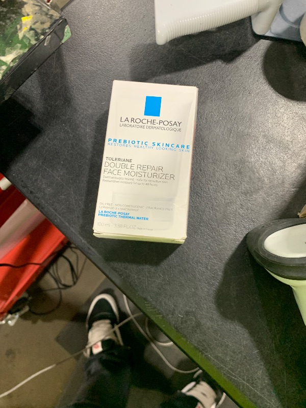 Photo 1 of La Roche-Posay Toleriane Double Repair Face Moisturizer, Daily Moisturizer Face Cream with Ceramide and Niacinamide for All Skin Types, Oil Free, Fragrance Free
