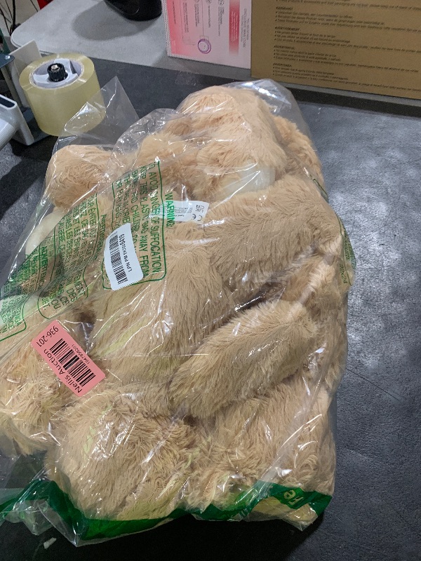 Photo 1 of Quaakssi Teddy Bears Bulk 5 Packs 13.5 Inches Small Stuffed Bears Pack for Christmas Valentines Baby Shower Party Decorations Centerpieces Favors Light Brown