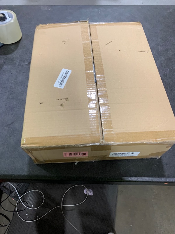 Photo 1 of Brass Arc Floor Lamp - Dimmable LED with White Shade for Living Room, Bedroom, Office & More