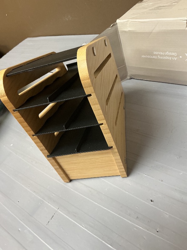 Photo 1 of Ibyx Wooden Coffee Pod Dispenser for Kitchen Counterspace - 3 Tier Pod Dispenser