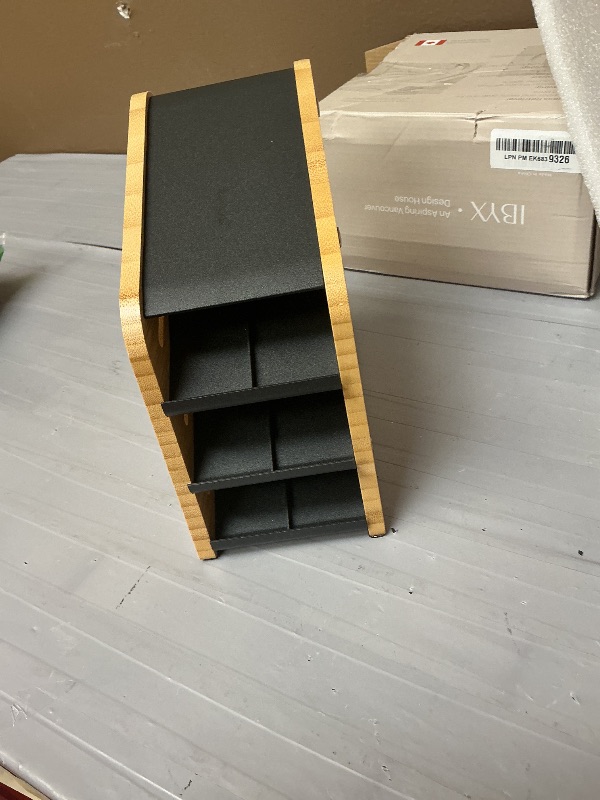 Photo 1 of Ibyx Wooden Coffee Pod Dispenser for Kitchen Counterspace - 3 Tier Pod Dispenser