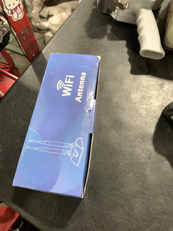 Photo 1 of Eightwood WiFi Antenna with RP-SMA Male Connector, 2.4GHz 5GHz Dual Band Antenna Magnetic Base for PCI-E WiFi Network Card USB Adapter Wireless Router