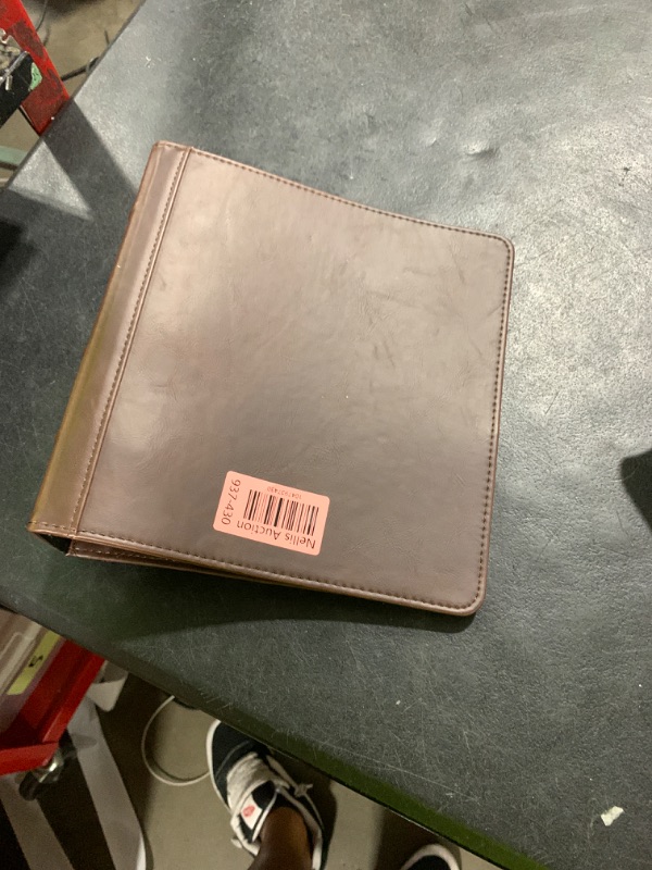 Photo 1 of Samsill Vintage Hardback Mini 3 Ring Binder, Professional Binder Organizer, Planner, 2 Inch Capacity, Faux Leather, 5.5 x 8.5 Inch Documents, Non-Zip, Brown