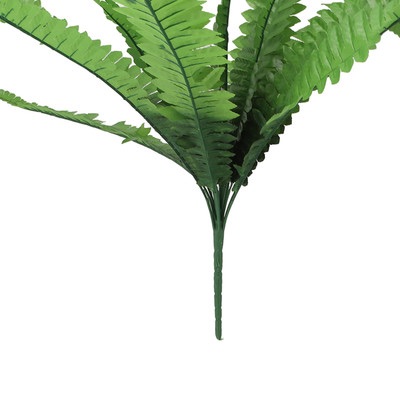 Photo 1 of Artificial Boston Fern Plant Leaves Outdoor Decoration