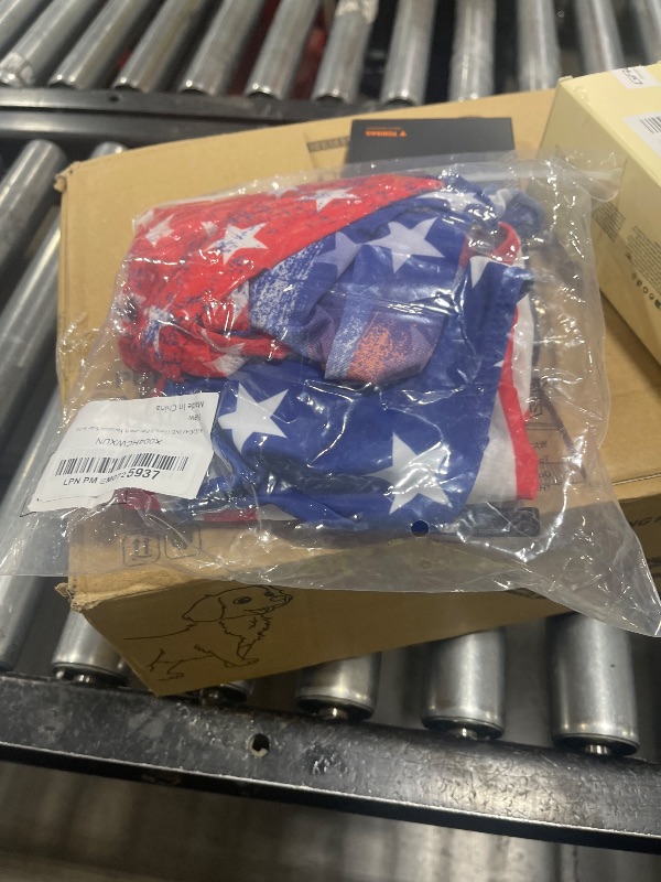 Photo 1 of AIDEAONE Girls Flag Bathing Suit Size 9 10 Independence Day Fourth of July Swimsuit 3 Piece Star and Stripes Bikini Swimwear with Cover Up