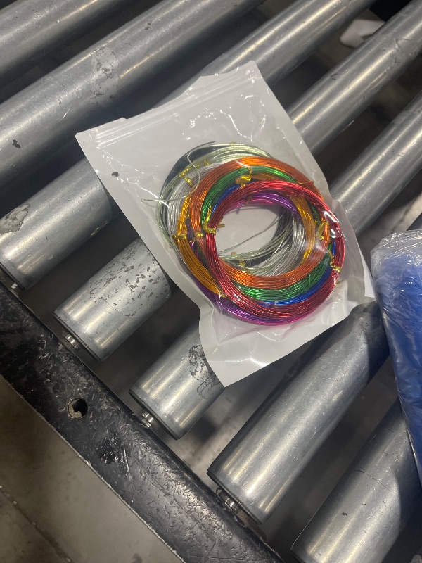 Photo 1 of 12 Rolls Colored Aluminum Craft Wire 196.8 Feet 18 Gauge 1mm Flexible Anodized Craft Wire Metal Artistic Floral Jewelry Beading Wire for DIY Jewelry Craft Making