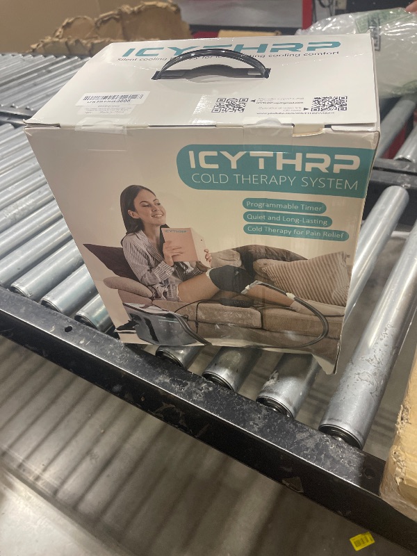 Photo 1 of ICYTHRP Cold Therapy Machine with Programmable Timer, Portable Ice Machine for Knee After Surgery, Knee Replacement Recovery System for Pain Relief w/Compression Pad for Shoulder, Hip and Ankle