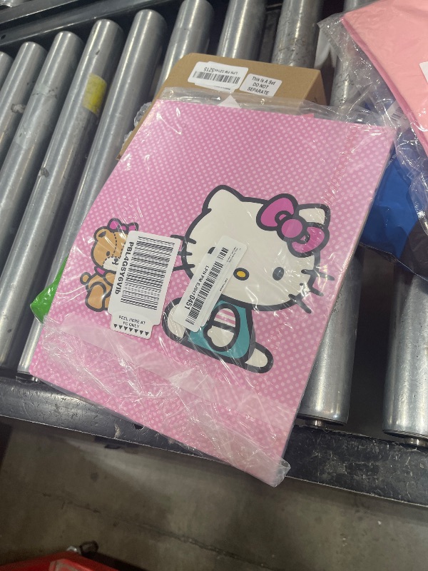 Photo 1 of Hello Kitty Folders for School - Sanrio Pocket Folders Bundle Includes 4 Laminated Hello Kitty Plastic Folders Plus Stickers, More | Sanrio School Supplies for Girls