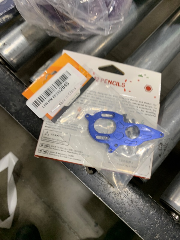 Photo 1 of Adjustable Aluminum Motor Mount for 1/10 Arrma Granite Mega Typhon/Big Rock/Senton 3S Outcast/Kraton 4S Models RC Cars Monster Trucks Buggy (Navy Blue)