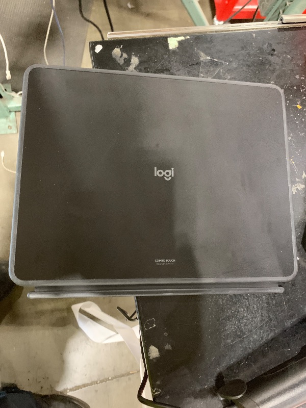 Photo 1 of Logitech Combo Touch iPad Air 13 inch Case M2 (2024), iPad M3 & Air Keyboard Case with Kickstand - Midnight Black