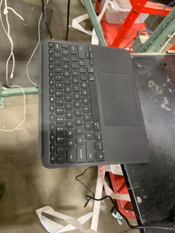 Photo 1 of Logitech Combo Touch iPad Air 13 inch Case M2 (2024), iPad M3 & Air Keyboard Case with Kickstand - Midnight Black