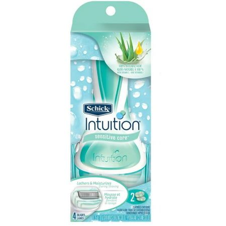 Photo 1 of Schick Intuition Sensitive Care Razor with 2 Refill Blades
