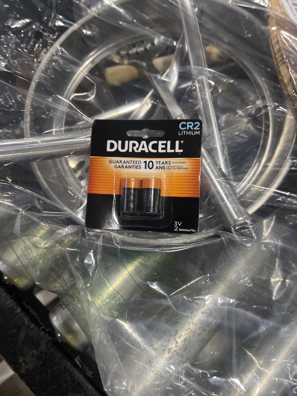 Photo 1 of Duracell CR2 3V Lithium Battery, 2 Count (Pack of 1), CR2 3 Volt High Power Lithium Battery, Long-Lasting for Video and Photo Cameras, Lighting Equipment, and More