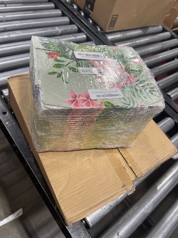 Photo 1 of Soxuding Small Shipping Boxes For Small Business Hawaiian Flower Floral 25 Pack, 6x6x2in Recyclable Small Cardboard Boxes For Packaging Shipping Boxes Corrugated Mailer Mailing Packing Gift Boxes