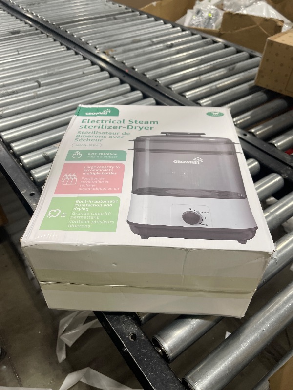 Photo 1 of GROWNSY Bottle Sterilizer and Dryer, Electric Steam Baby Bottle Sterilizer, Sanitizer for Baby Bottles & Pacifiers, Breast Pump Parts