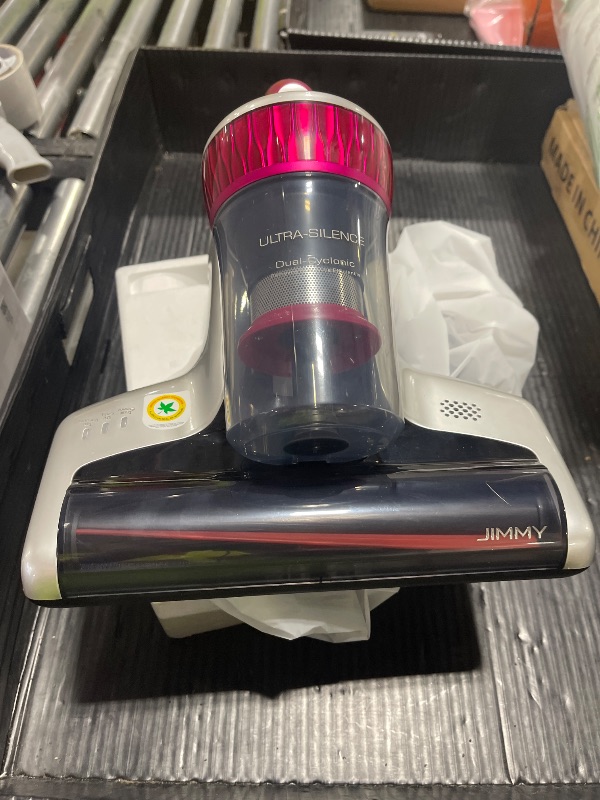 Photo 1 of Jimmy WB73 Mattress Vacuum Cleaner, Pet Hair Vacuum, Bed Vacuum with UV & Ultrasonic, Strong Suction, Dust Recognition and Anti-allergen (WB73, Corded)